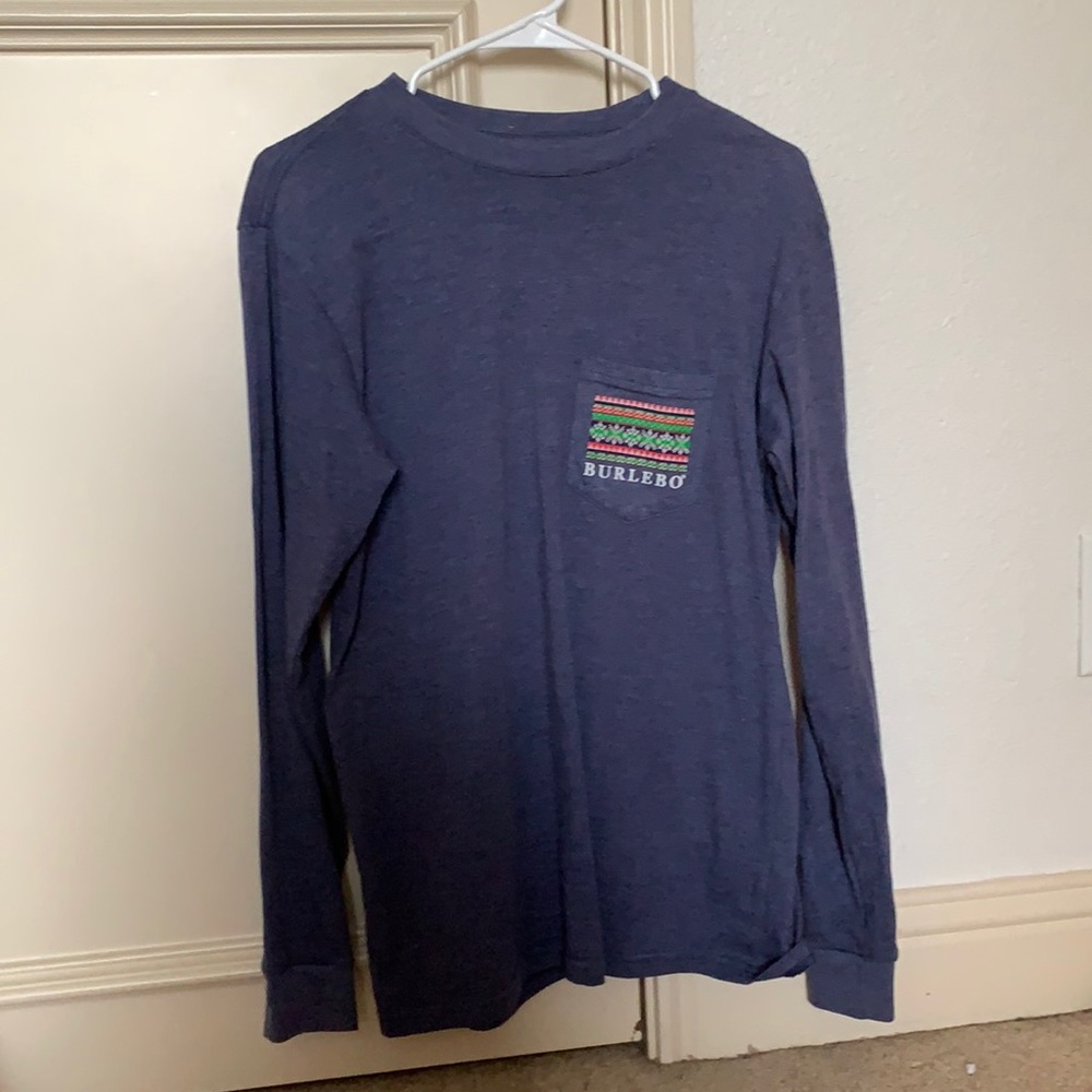 Burlebo long sleeve black lab Christmas shirt